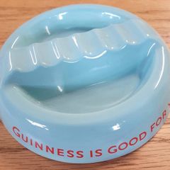 Rare blue colour Guinness ashtray Arklow Pottery