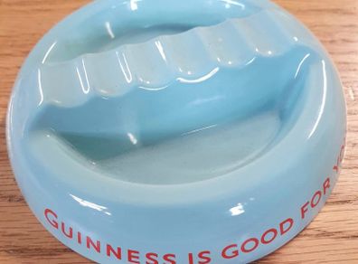 Rare blue colour Guinness ashtray Arklow Pottery