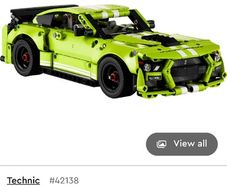 Lego Mustang Shelby retired product #42138