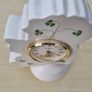 Donegal Parian China, an Irish mantel clock in the shape of a map of Ireland Image 8