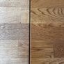 Solid oak dining table and chairs Image 5