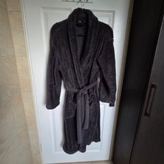 Dark grey bathrobe, size M