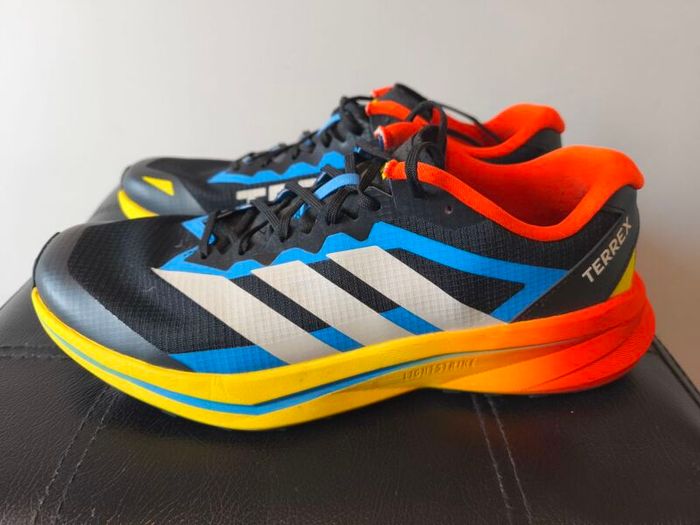 Adidas Mens adidas UK 10 Terrex Agravic Lite Off-Road Trail Running Shoes