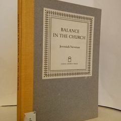 Balance in The Church by Jeremiah Newman (Signed by the Author) (HQ398)