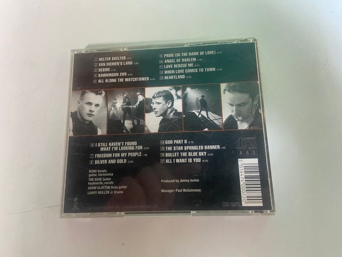 U2 Rattle & Hum CD