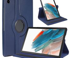For Samsung Galaxy Tab A8 10.5 2021 Tablet Case 360 Rotating PU Leather Cover - Blue
