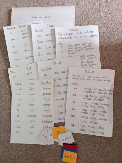 Montessori Language Material