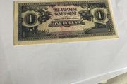 World War 2 Memorabilia - Rare Banknote - JAPANESE INVASION of Malaya - One Dollar
