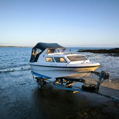 Boat Johnson 90 hp with trailer