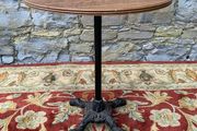 Vintage cast iron bistro table.