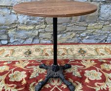 Vintage cast iron bistro table.