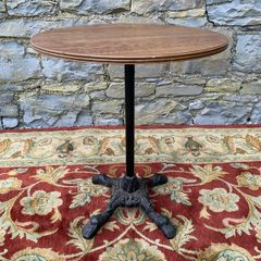 Vintage cast iron bistro table.