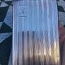 Mid Century Large Sterling Silver Gilded Cigarette Case(185 grams) Image 3