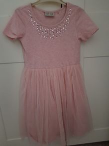 pink next dress 3yrs