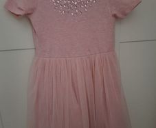 pink next dress 3yrs