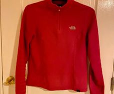 pink ladies North face fleece