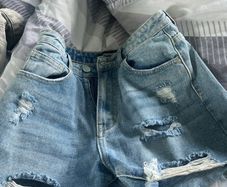 denim shorts