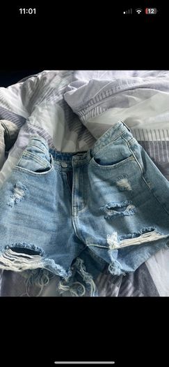denim shorts