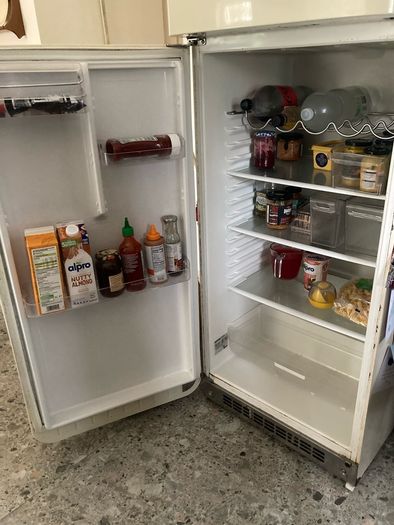 Smeg retro cream fridge