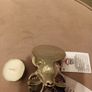 Silver metal christmas stag T-light holder Image 4