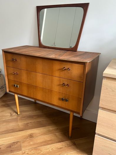 Mid century chest of drawers dressing table