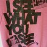 Girls Fab T-shirt Age Age 10-12 Years Pink With Logo I See What You See. Super condition Image 3