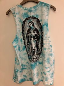 Santa Cruz Blue Tie-Dye Guadalupe Tank Top