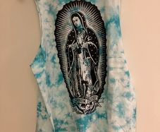 Santa Cruz Blue Tie-Dye Guadalupe Tank Top