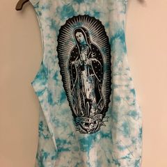 Santa Cruz Blue Tie-Dye Guadalupe Tank Top