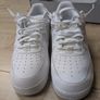 Nike Air Force 1 React White Leather Sneakers Size UK 9 Image 2