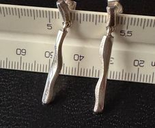 John Rocha silver earrings