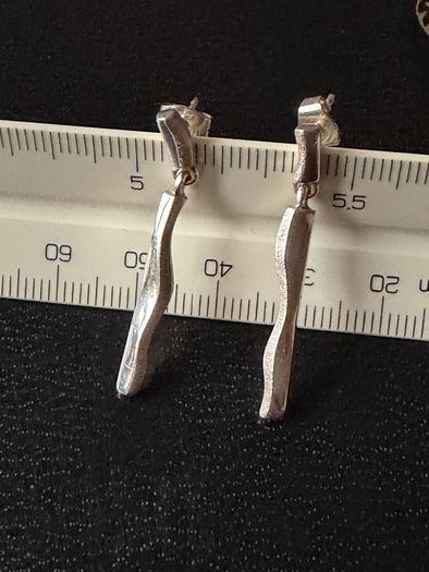 John Rocha silver earrings