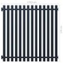 Fence Panel Anthracite 170.5x170 cm Powder-coated Steel Image 4