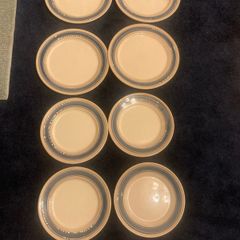Vintage "Rustic"Handpainted Dinner and Salad Plates FROM 7euro