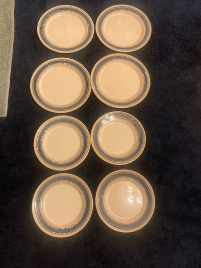 Vintage "Rustic"Handpainted Dinner and Salad Plates FROM 8euro