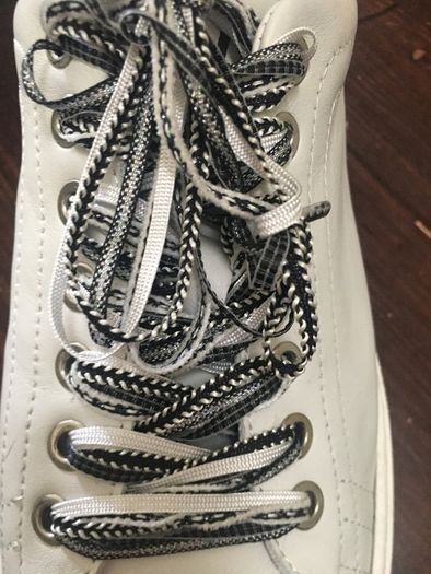 NOKWOL leather trainers, as new, uk7 , made in Italy