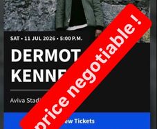 2x Dermot Kennedy Saturday tickets