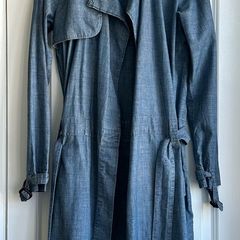Denim trench - sz 10/12
