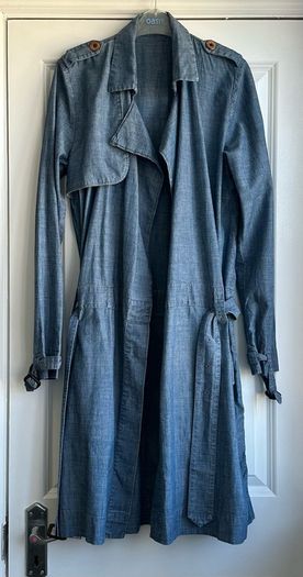 Denim trench - sz 10/12