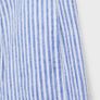 linen wide leg trousers Mango blue stripes linen rich blend size 40 new Image 5