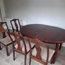 Extendable dining table and chairs Image 2