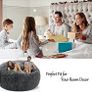 Bean Bag Chair for Adult Living Room Furniture Big Round Soft Fluffy Faux Fur BeanBag (No Padding) Lazy Sofa Bed Cover(Color:Grey,Size:5.5ft) Image 3