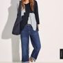 Cecil Oversized Fine Knit Jumper - Navy White- Size XS Fits UK 10 and 12 - BNWT RRP 49.95 Image 3