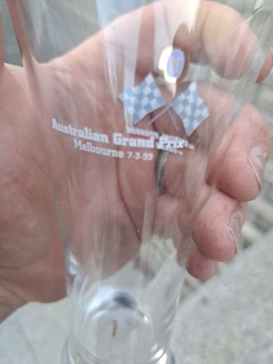 8 beer glasses from 1990's