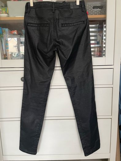 Part Two black snakeskin pants size 8