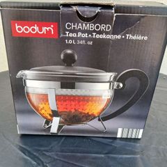 New BODUM Chambord 1 ltr Tea Pot