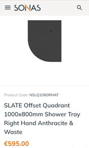 Shower tray