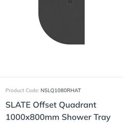 Shower tray