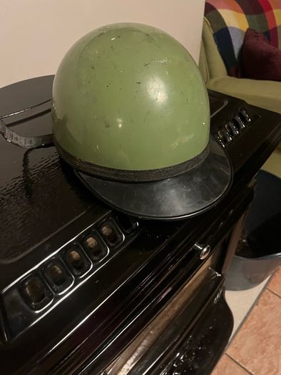 Old army helmet