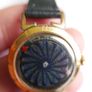 Vintage Ernest Borel Kaleidoscope Gold Plated Skeleton Hypnotize Dial Swiss Manual Wind Ladies Watch (works well) Image 9